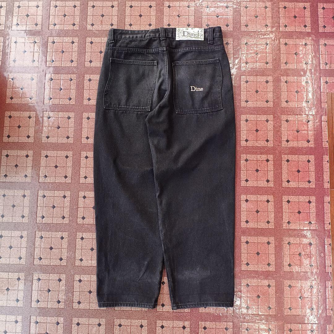 Dime バギーデニム ブラック 正規品 M - メルカリ