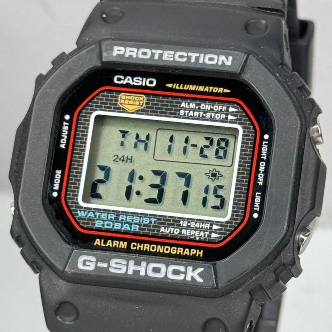 極美品G-SHOCK DW-5000 復刻モデル メタルケース ブラック 赤枠 - メルカリ