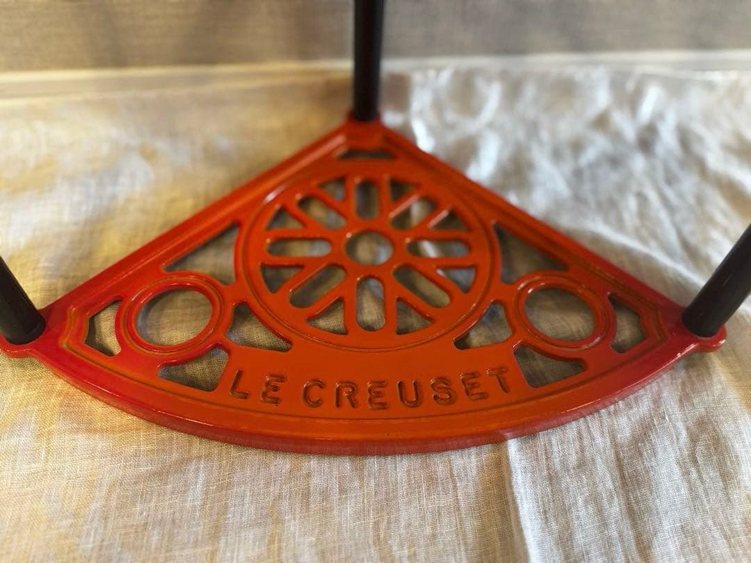 Le Creuset ル・クルーゼ 】 ポットスタンド 5段 オレンジ - メルカリ