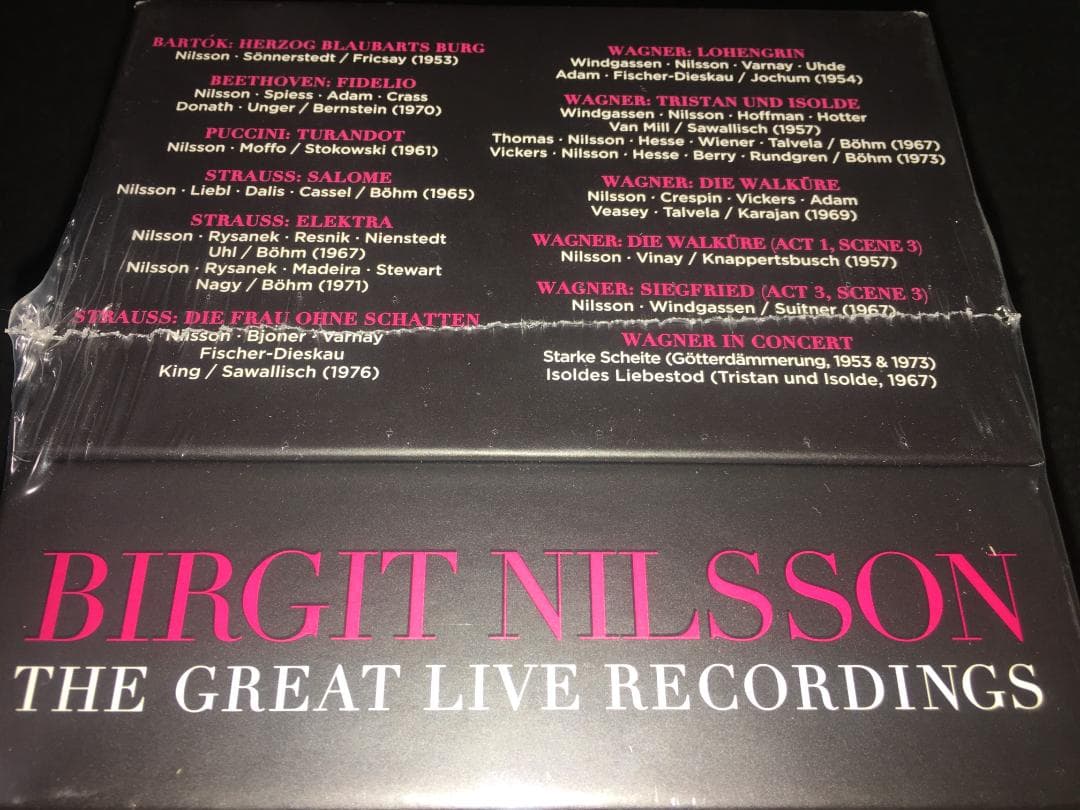 31CD 新品 ニルソン ライヴ ワーグナー 指環 R シュトラウス サロメ 影