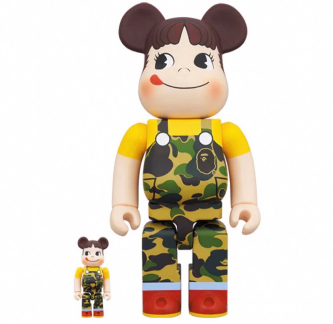 BE@RBRICK BAPE(R) ペコちゃん 100％ & 400％ - メルカリ