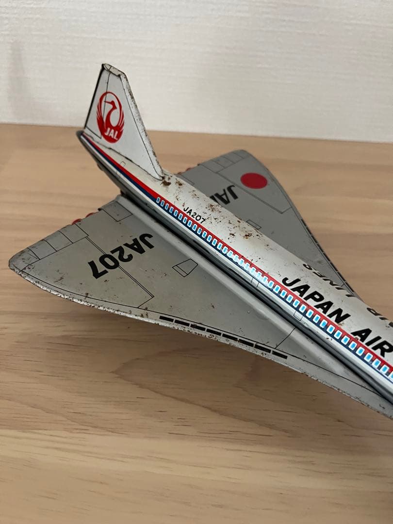 値下☆ブリキ飛行機 JAL JA207 コンコルド 1960-1970年代当時物 - メルカリ