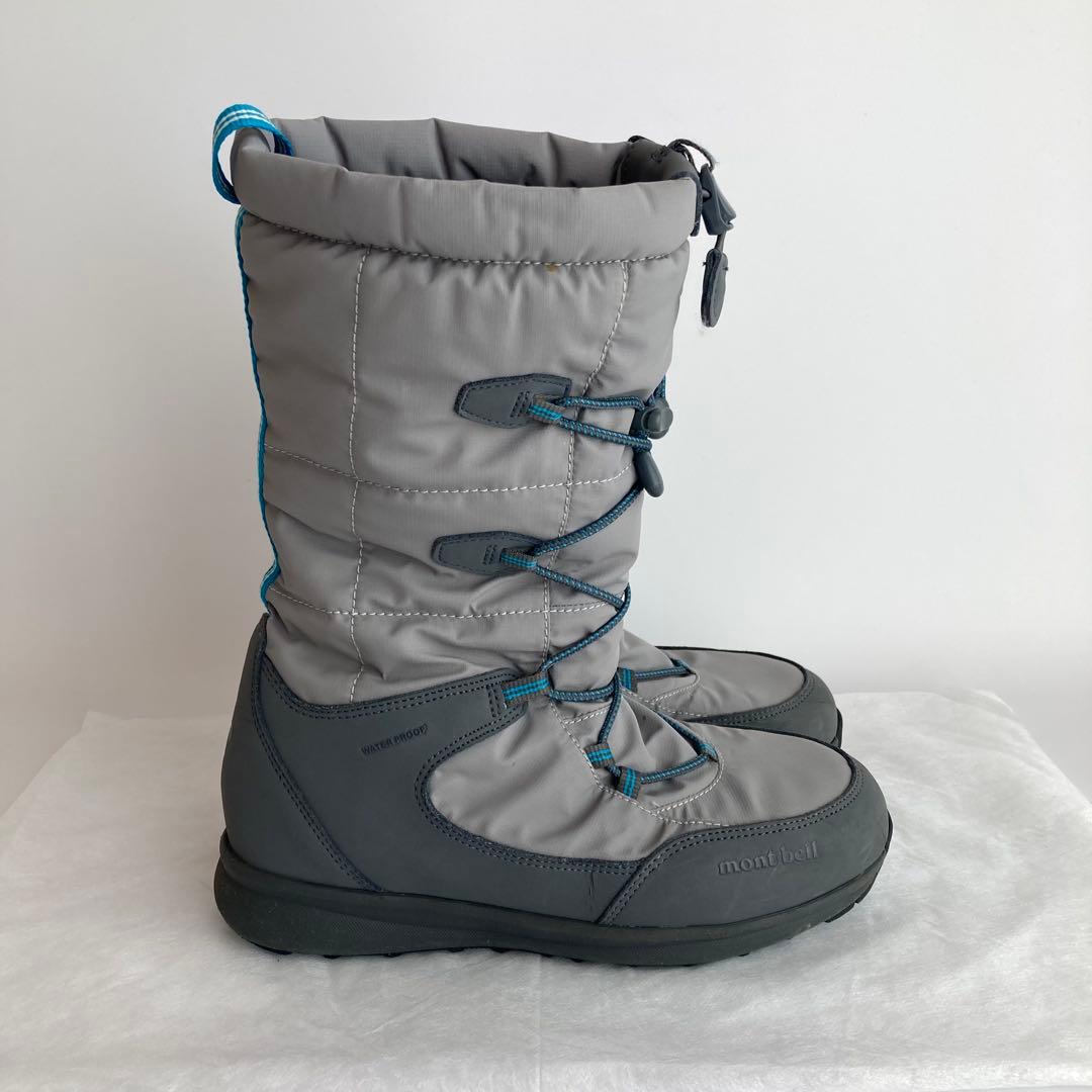 モンベル アスペンブーツ 防寒 防水 ボア アイスグリッパー 24 スノー