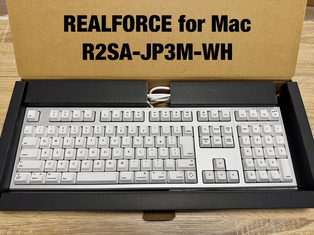 【美品】キーボード REALFORCE for Mac R2SA-JP3M-WH 製品 : REALFORCE SA for Mac / R2SA-JP3M-WH | REALFORCE | 日本製