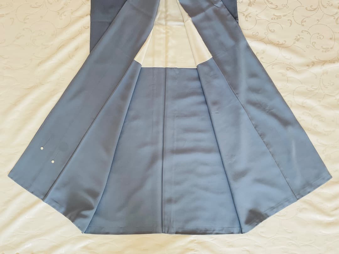 付下げ フルセット 縫紋付 丸に橘 正絹 六通柄袋帯 帯揚げ 帯締め