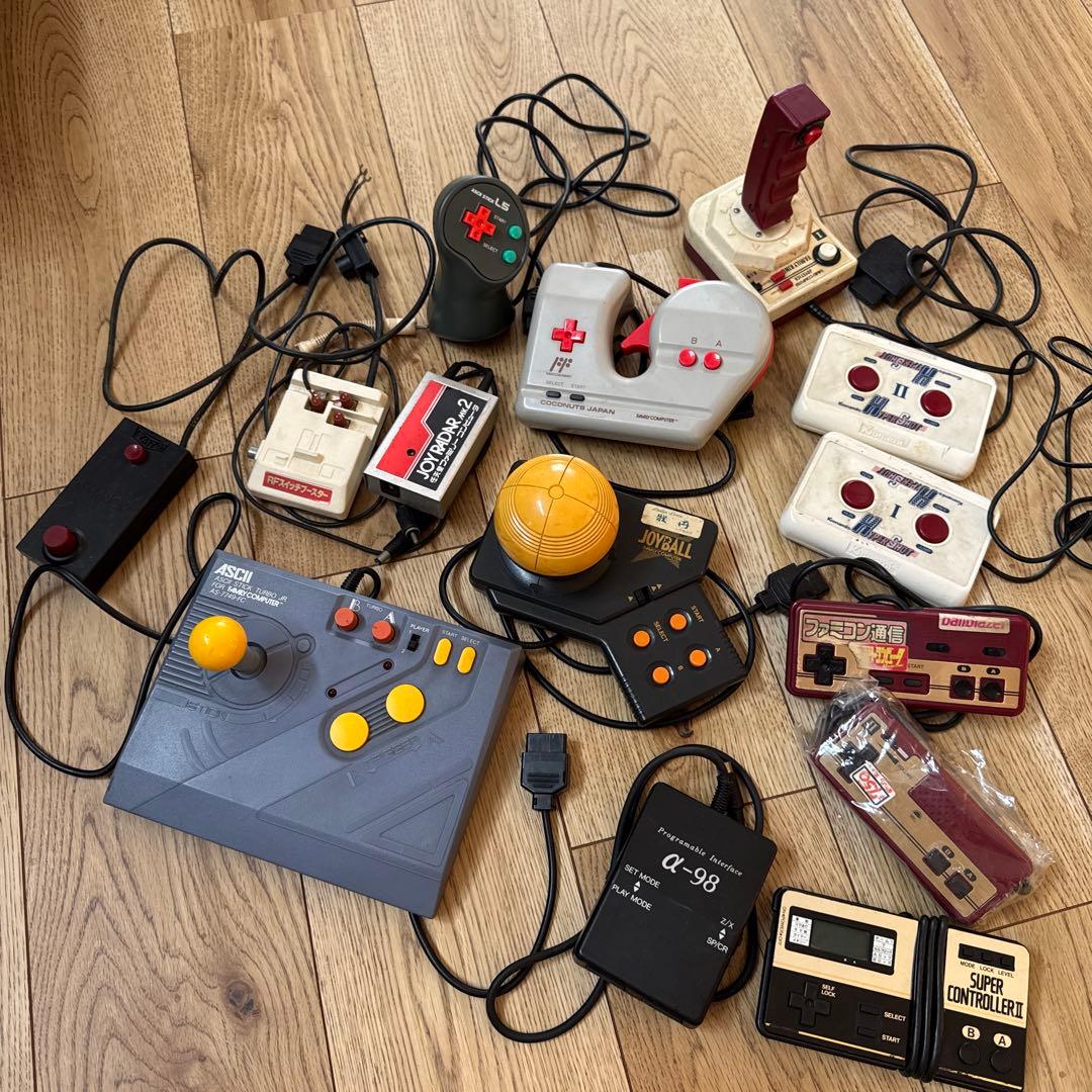 任天堂 ファミコン 周辺機器 初期IIコン等 コントローラーセット 14個