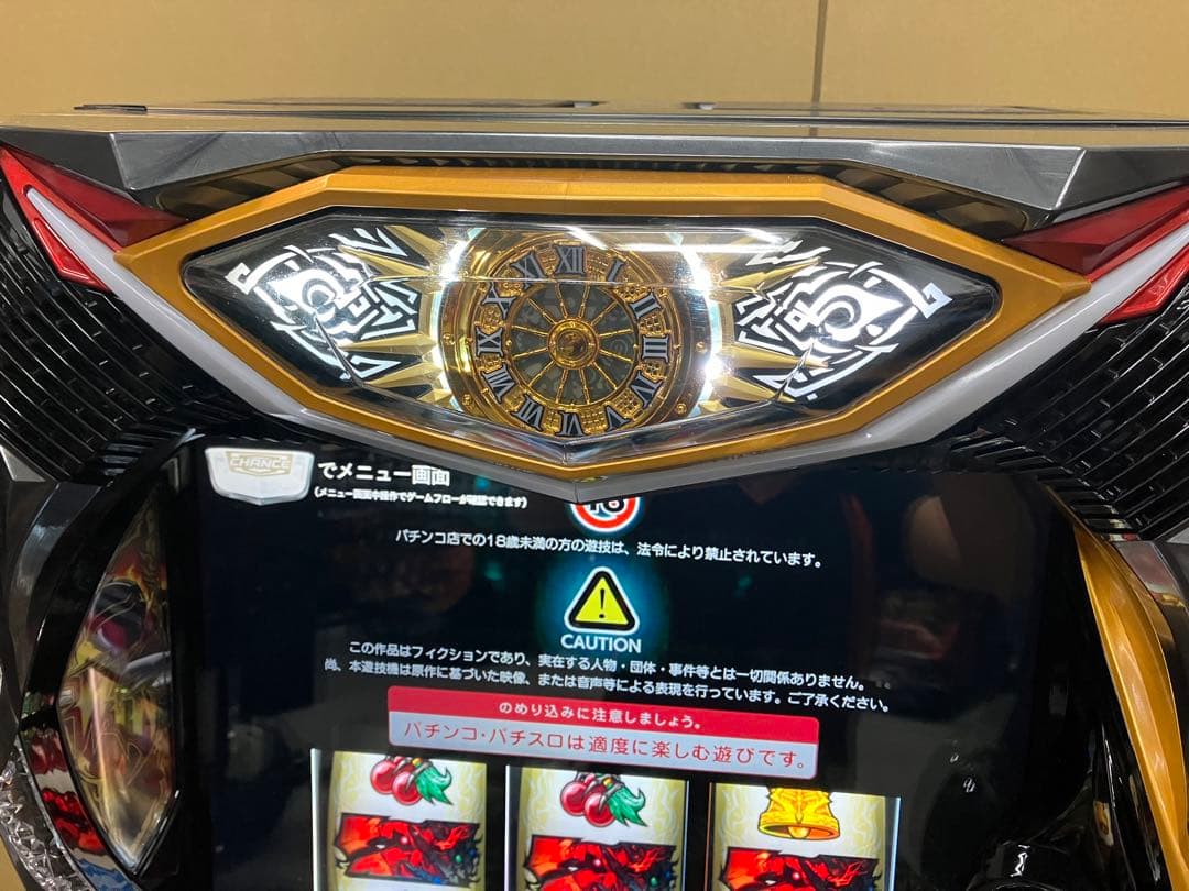 パチスロ実機 S オーバーロード2 絶対支配者Ⅱ／SX コイン不要機