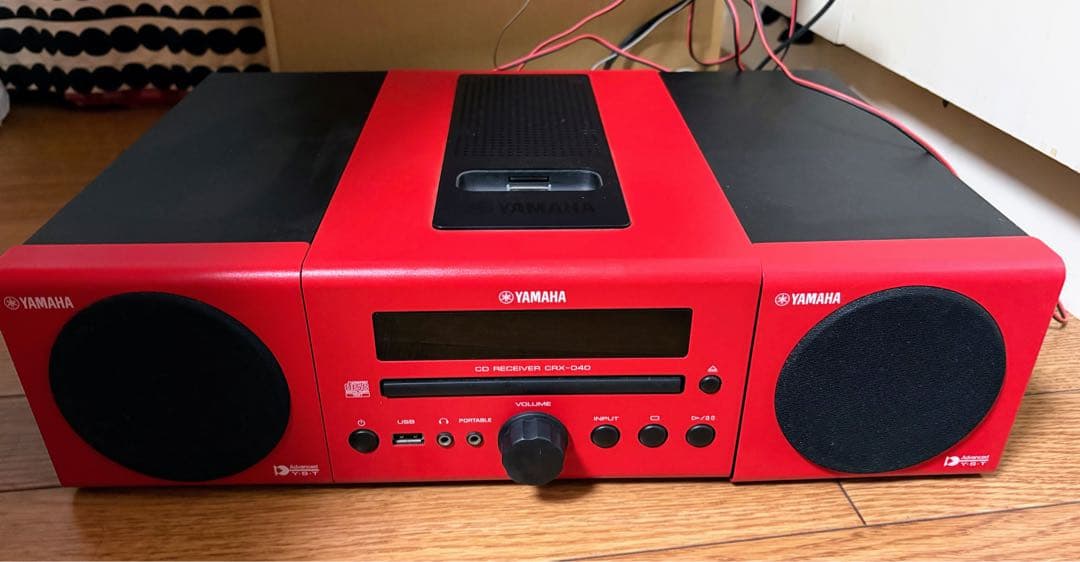 YAMAHA CDレシーバー CRX-040 MCR-040R ミニコンポ Yamaha CRX-040 CD Player iPod Dock USB Micro Stereo Receiver W