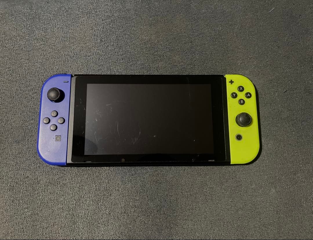 美品】 Nintendo Switch 本体 グリーン/ブルー - メルカリ