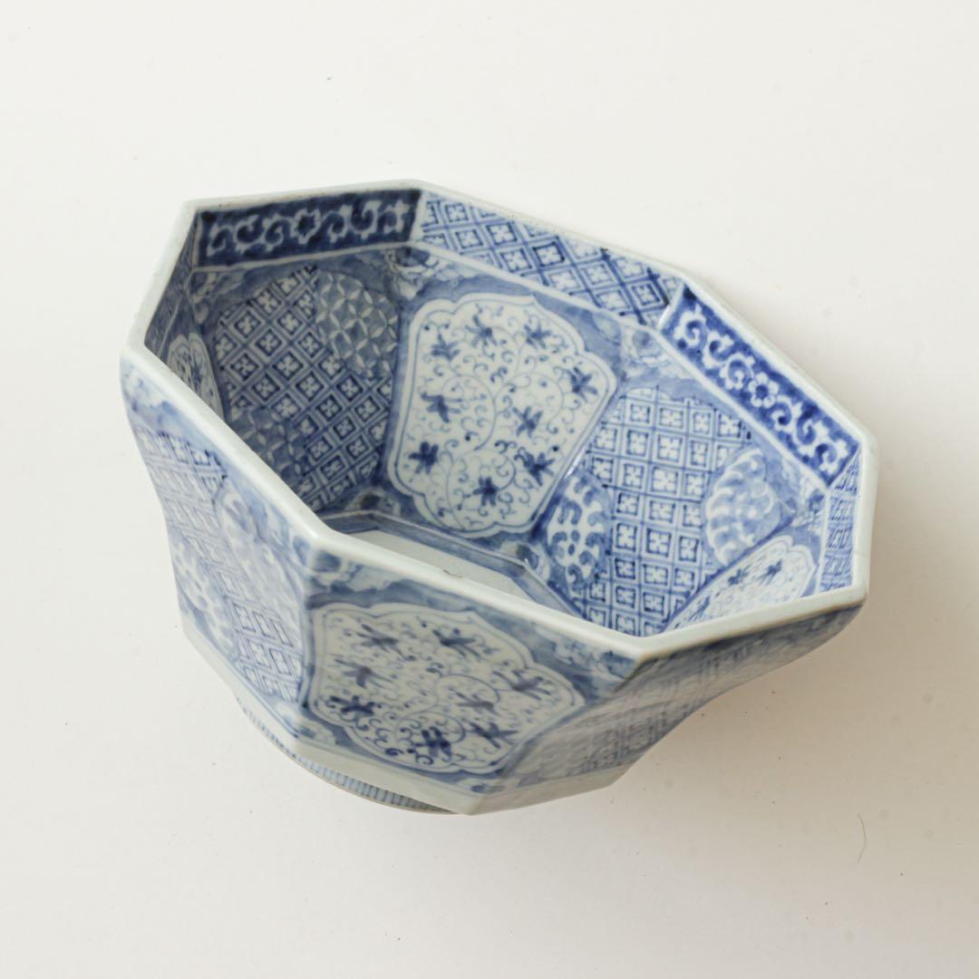 古伊万里 伊万里 江戸 後期 八角 鉢 染付 金継ぎ 材料 - メルカリ