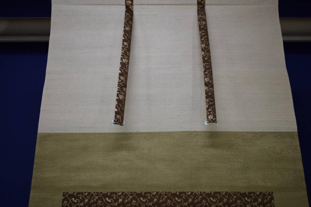 真作/井内篁鳳/雪景山村人物図/絹表装/布袋屋掛軸HH-763 - メルカリ