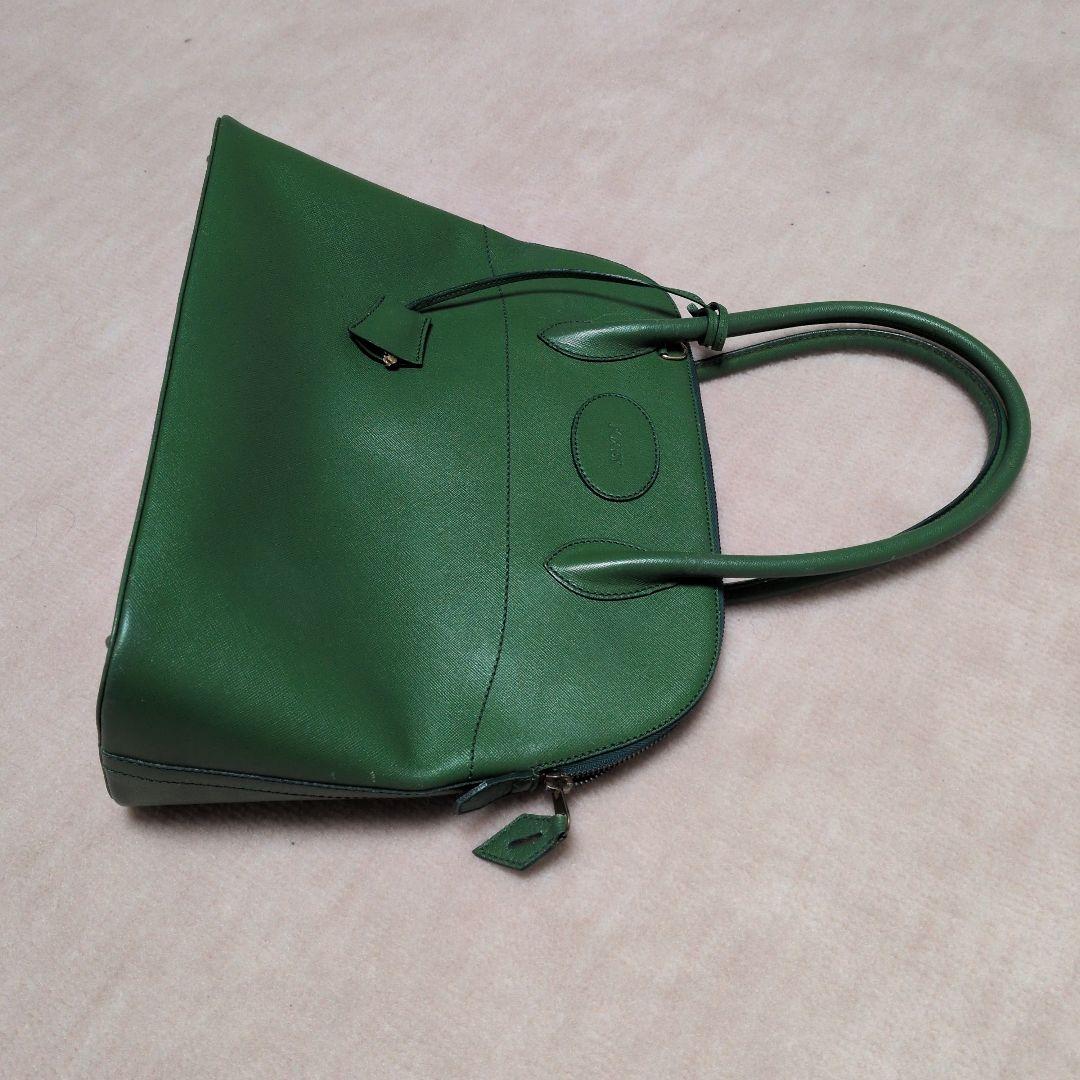 MADE IN ITALY FOXEY ハンドバッグ グリーン マカロン - メルカリ