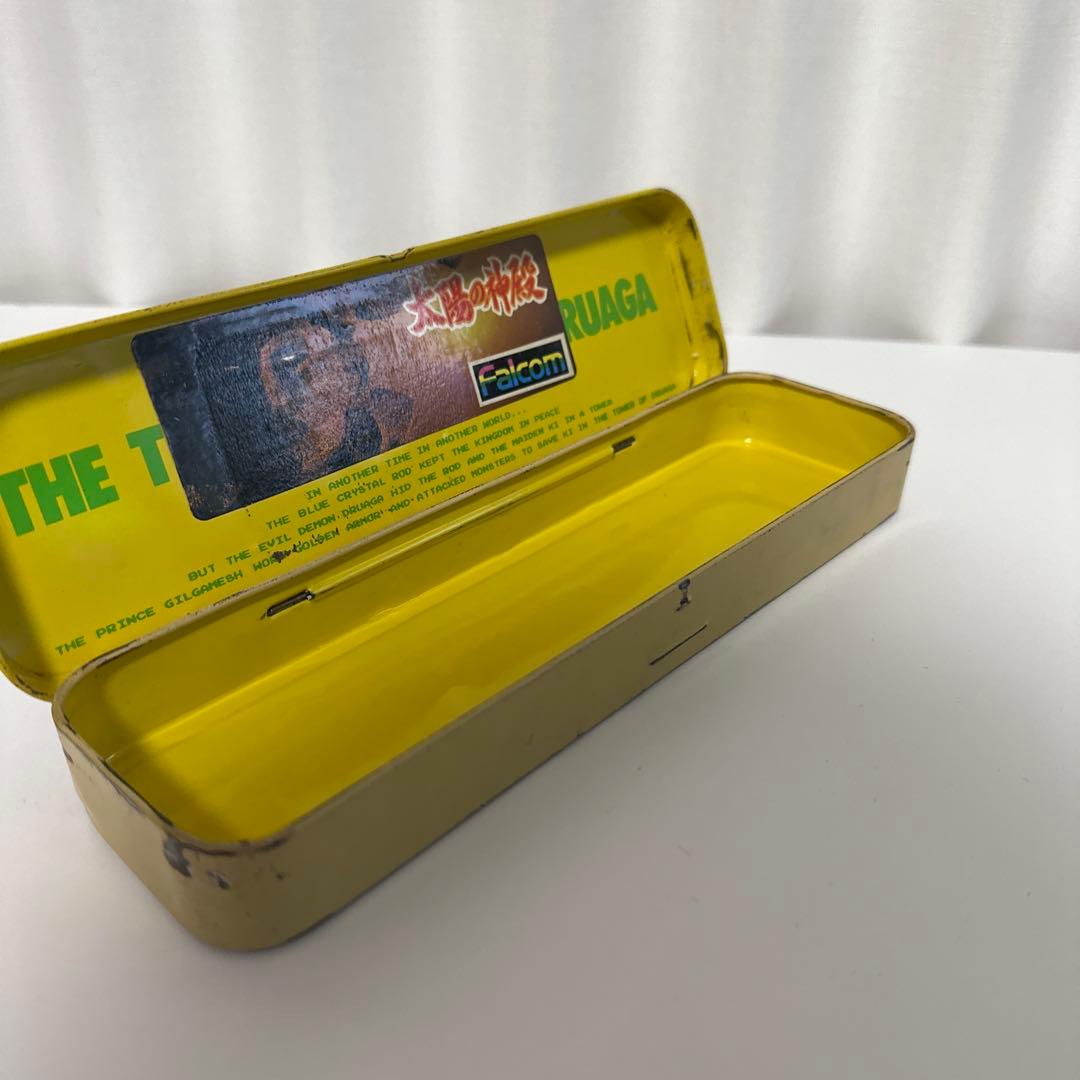 ドルアーガの塔 トレジャーボックス 缶ペンケース ナムコ 昭和レトロ