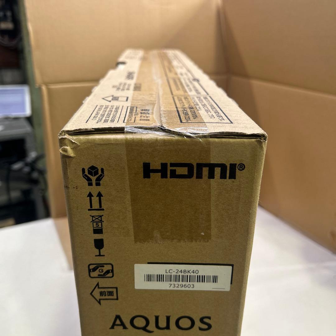 6009【未開封品】SHARP AQUOS LC-24BK40 - メルカリ