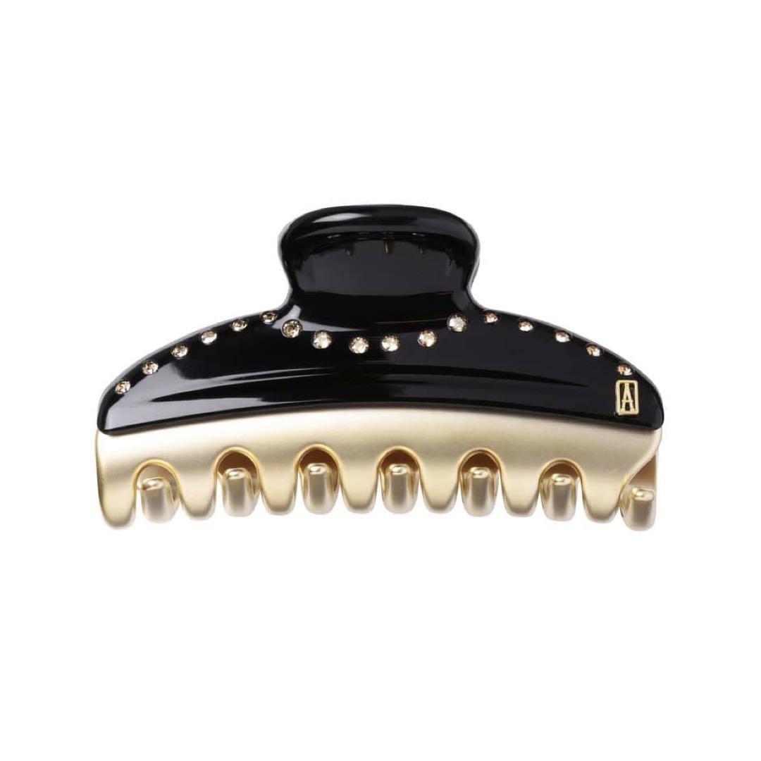 《値下げ！》【匿名配送】美品　アレクサンドル ドゥ パリ ヘアクリップ　黒　M