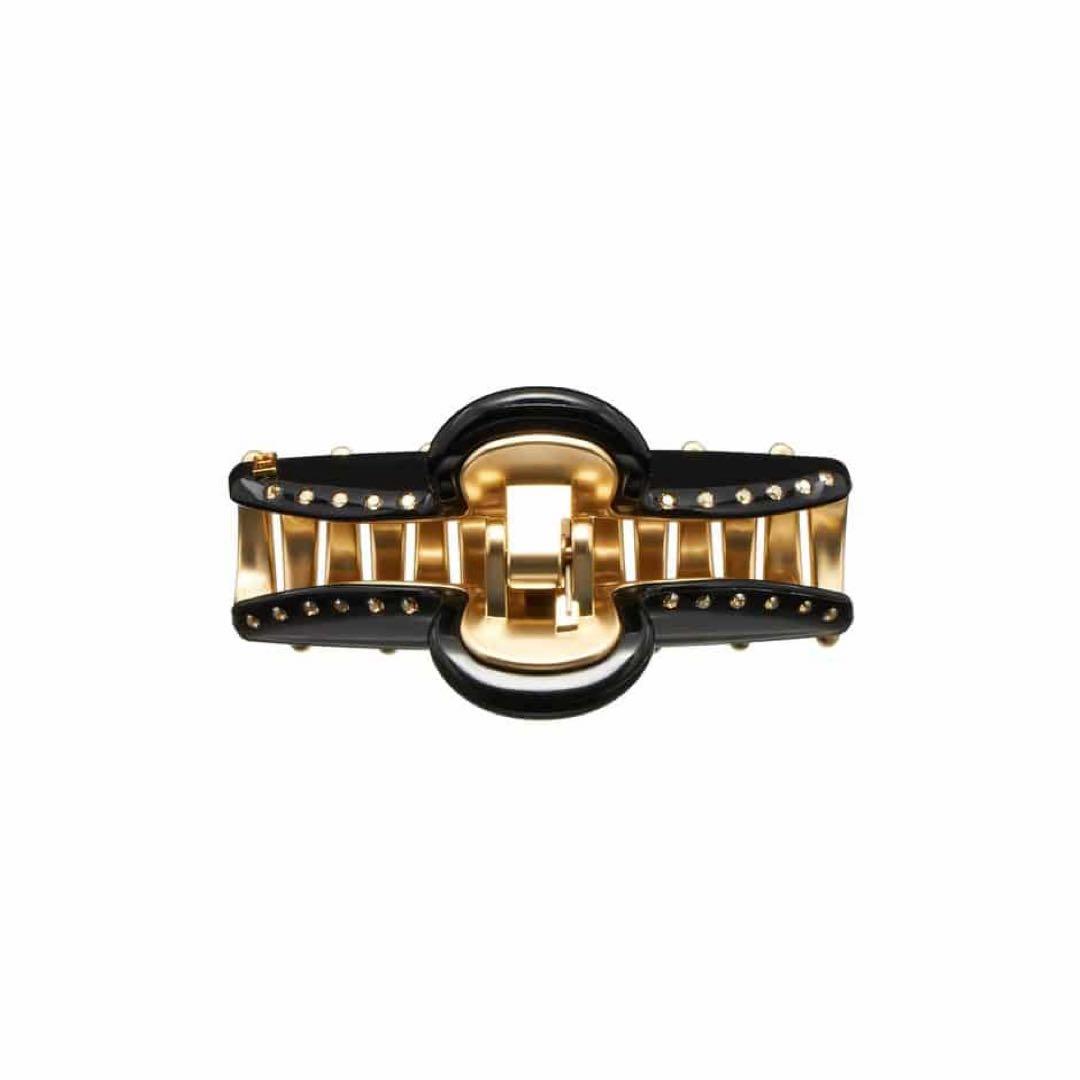 《値下げ！》【匿名配送】美品　アレクサンドル ドゥ パリ ヘアクリップ　黒　M