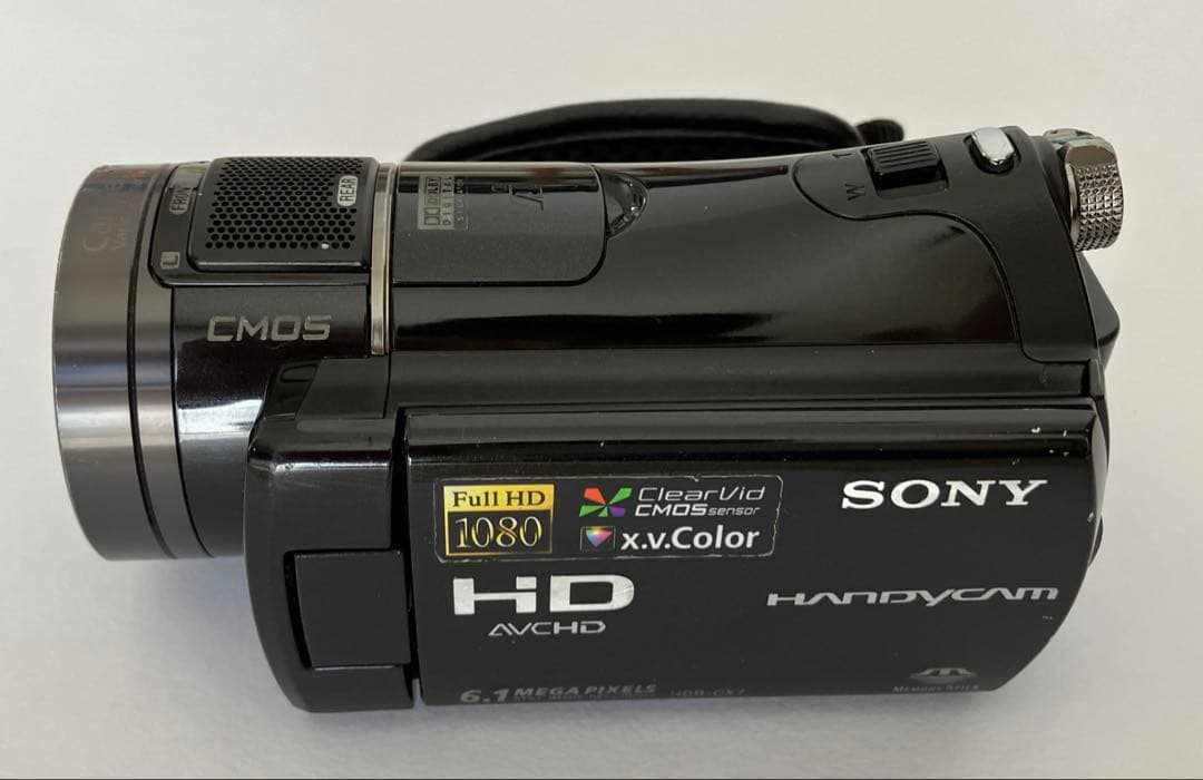 ビデオカメラ SONY Handycam HDR- CX7 メモリースティック”にハイビジョン映像を記録 世界最小・最軽量