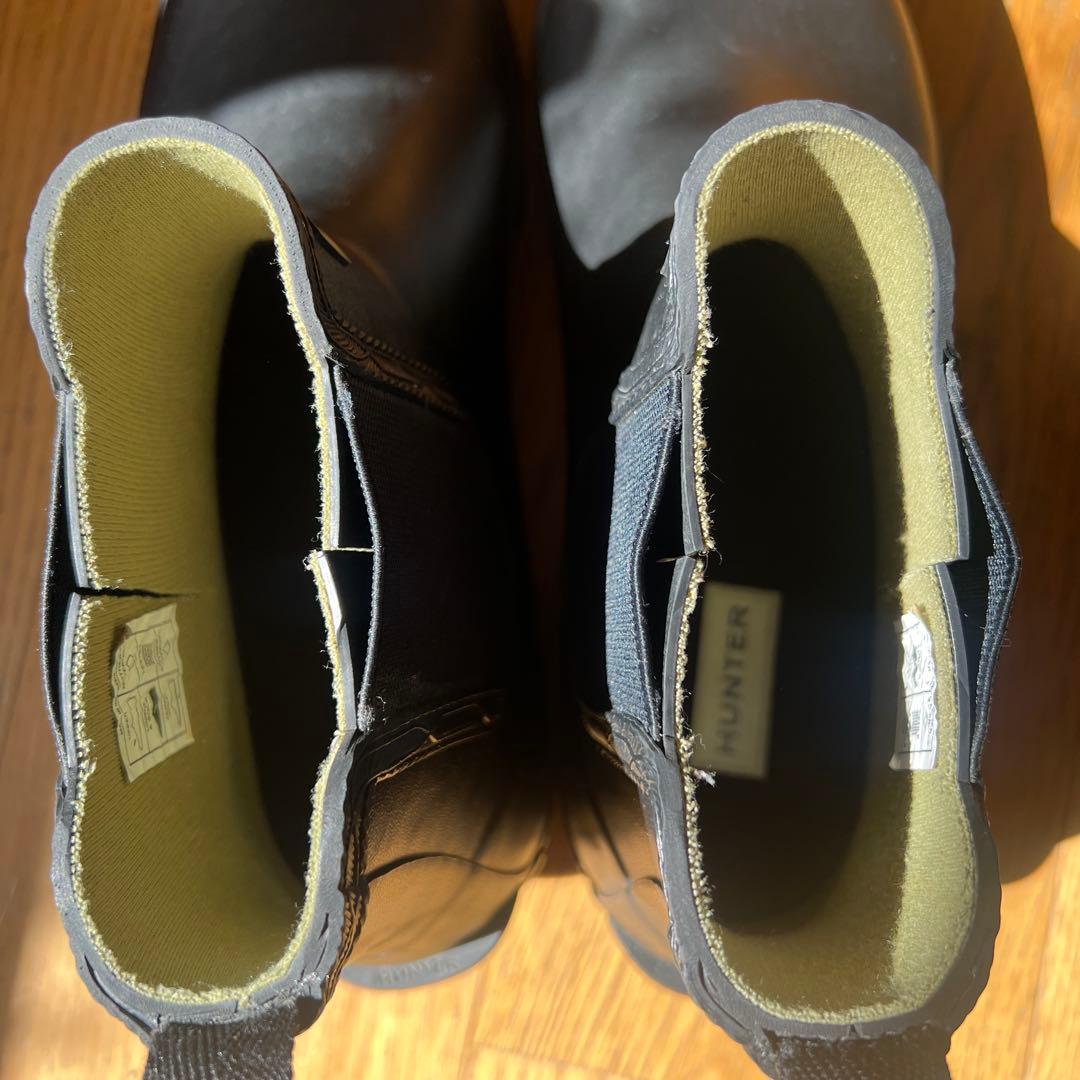 ハンター メンズレインブーツ ショートノリスフィールド チェルシー