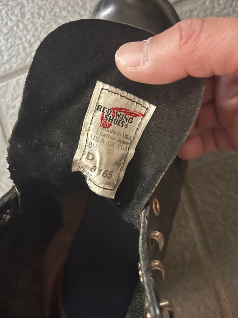 靴 REDWING 8165 8 1/2 D 26.5cm