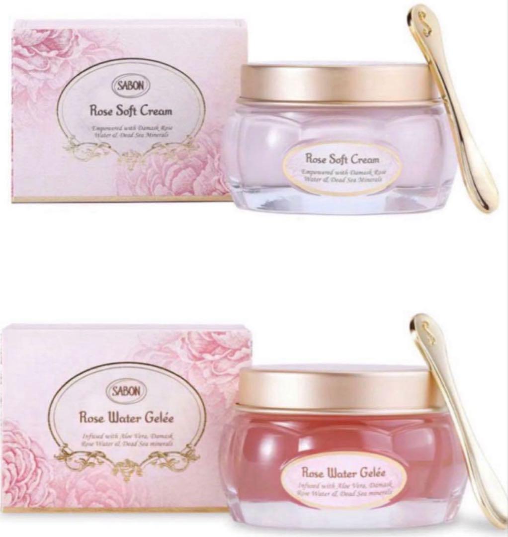 SABON サボン　ウォータージュレR フローラルソフトクリーム　2点セット！ ローズソフトクリーム: サボン｜DEPACO 大丸・松坂屋 コスメストア
