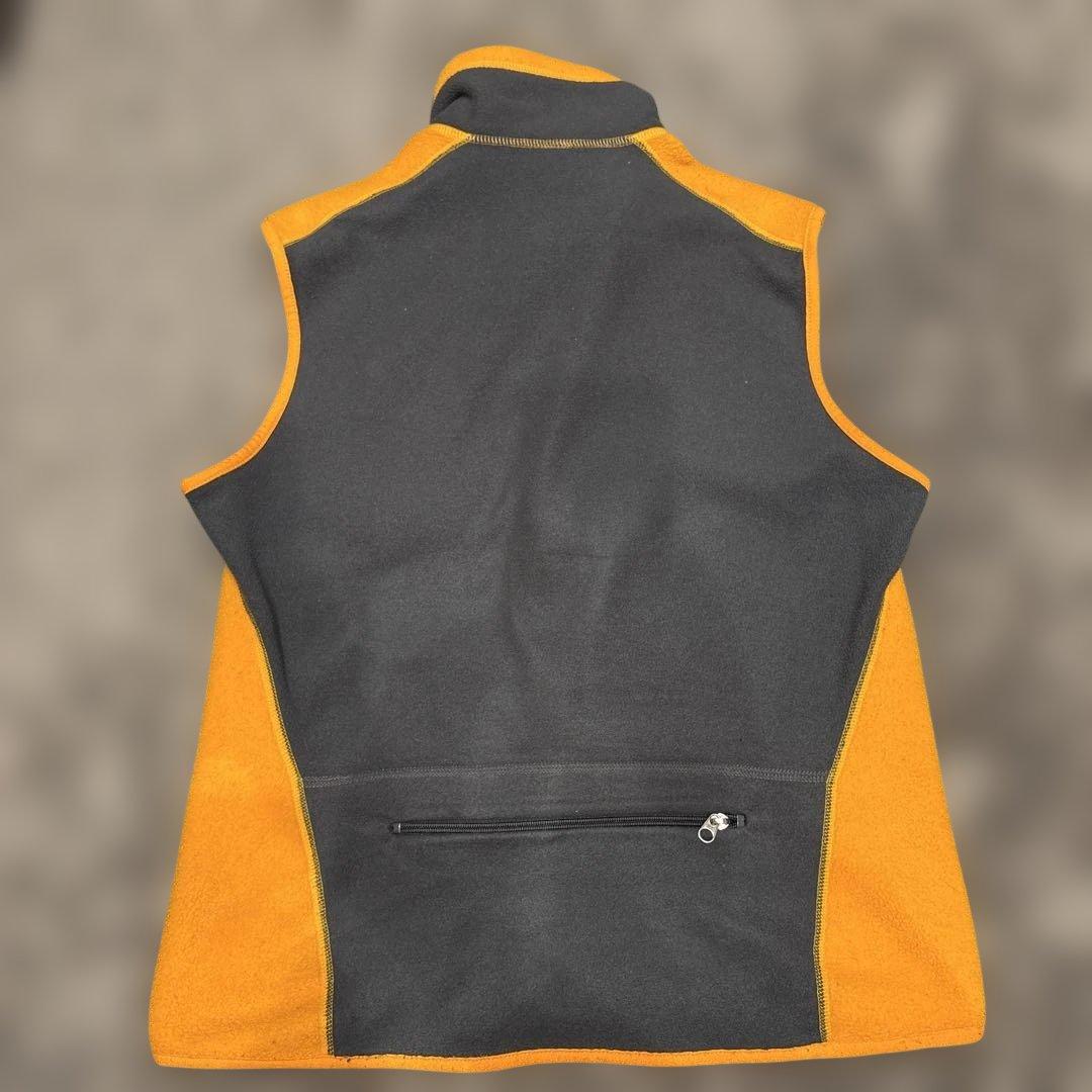 じ*ー様 patagonia USA フリースベスト M オレンジ