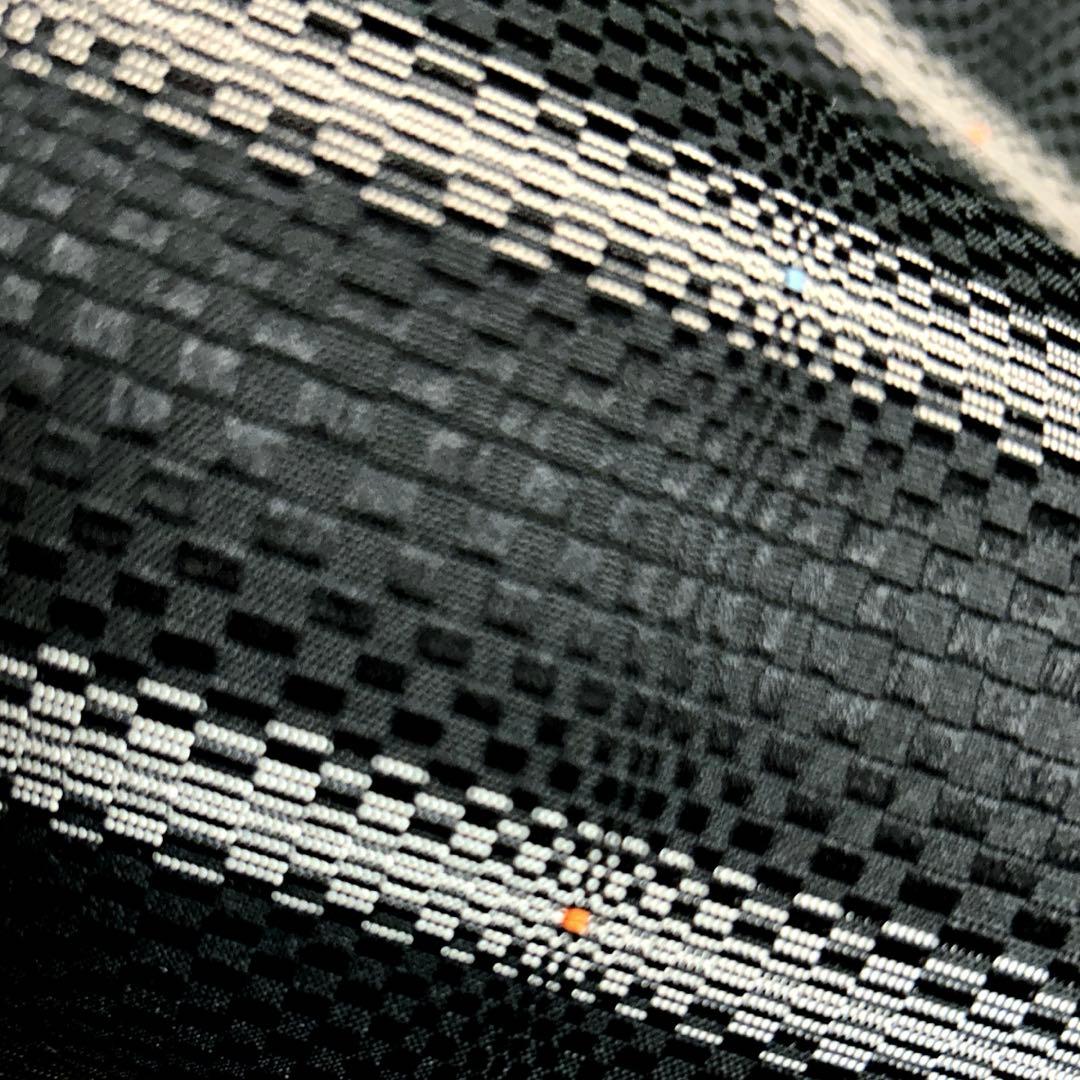 正絹　袋帯《縞　きりばめ》