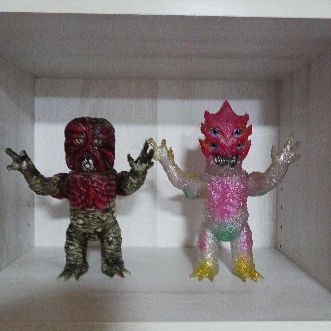 蓄光　ギガラメ　スカルヘッドバット　2体セット　ソフビ 蓄光 ギガラメ スカルヘッドバット 2体セット ソフビ 蓄光 ギガラメ