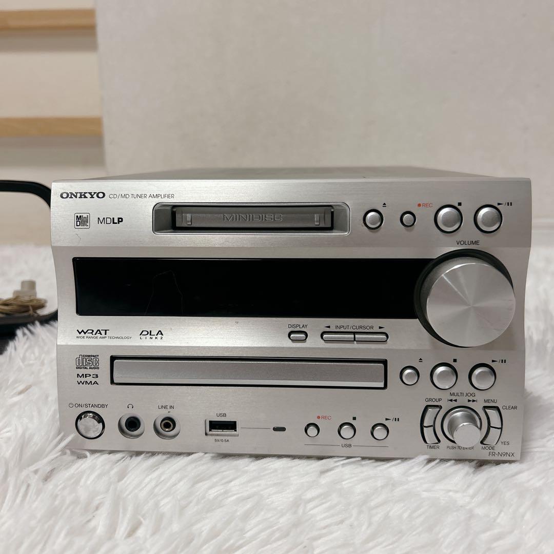 ONKYO オンキョー FR-N9NX CD/MDチューナーアンプ リモコン付属 - メルカリ