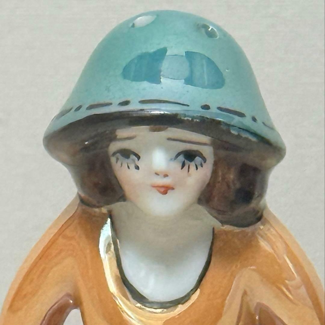 極美品 オールドノリタケ デコレディ シェーカー 大正ロマン 丸栄