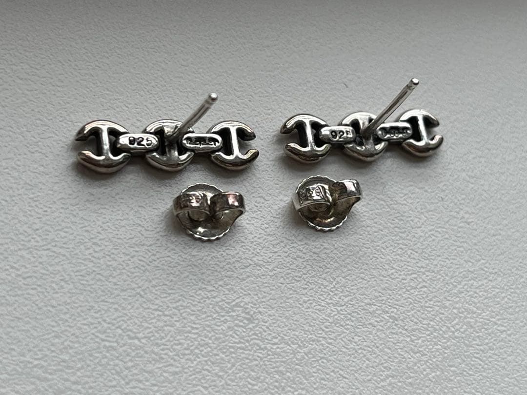 お値下げ【美品】ホーセンブース ダイヤ付きシルバーピアス シルバー