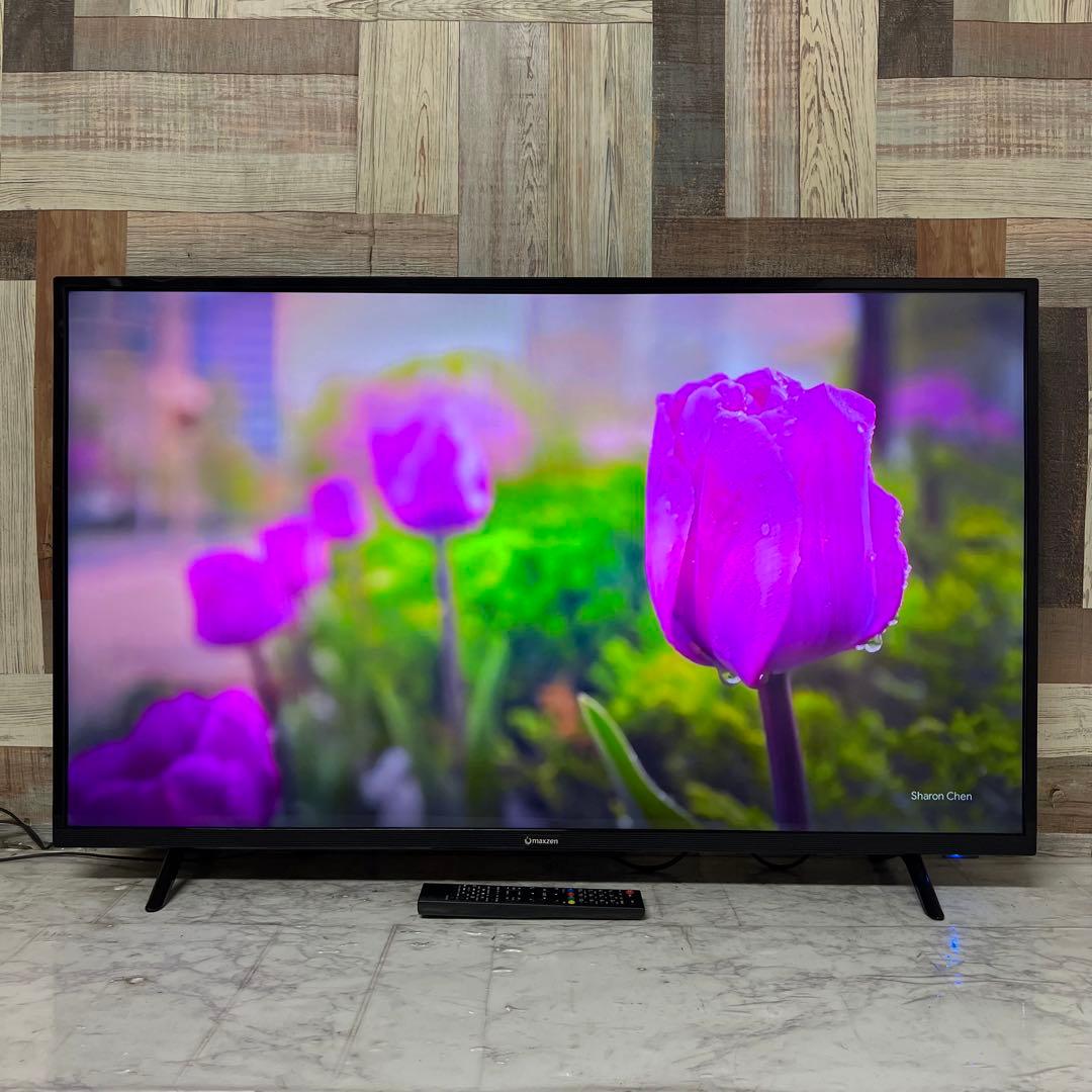 アラさん全国送料込4年前購入マクスゼン43型4KTV裏番組録画ゲームモード