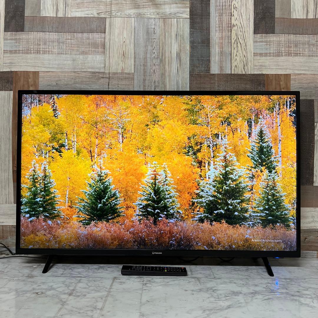 アラさん全国送料込4年前購入マクスゼン43型4KTV裏番組録画ゲーム