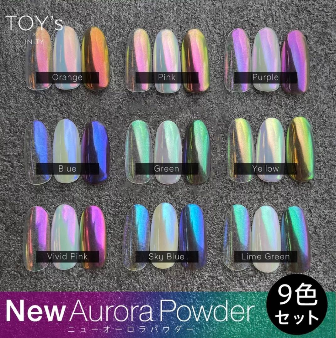 TOY's × INITY ニューオーロラパウダー 9色セット TOY's×INITY | ニューオーロラパウダー 9色セット | ライフ