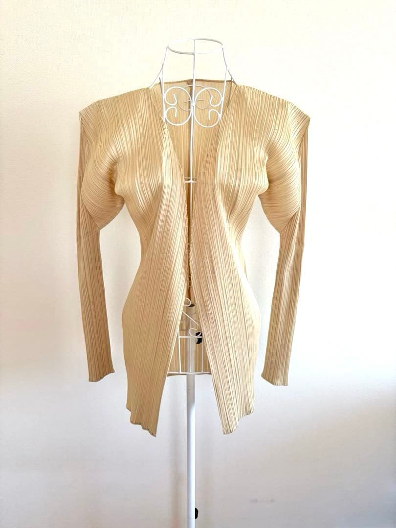 ISSEY MIYAKE イッセイミヤケ プリーツプリーズ ノーカラージャケット