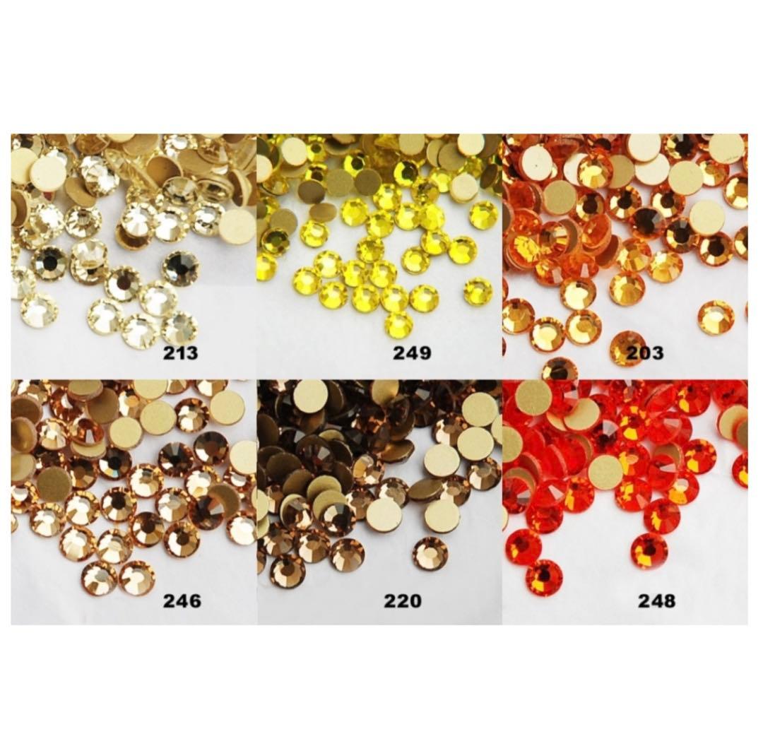 ❗️ライト トパーズ、高品質クリスタルガラスストーン、ss10，10