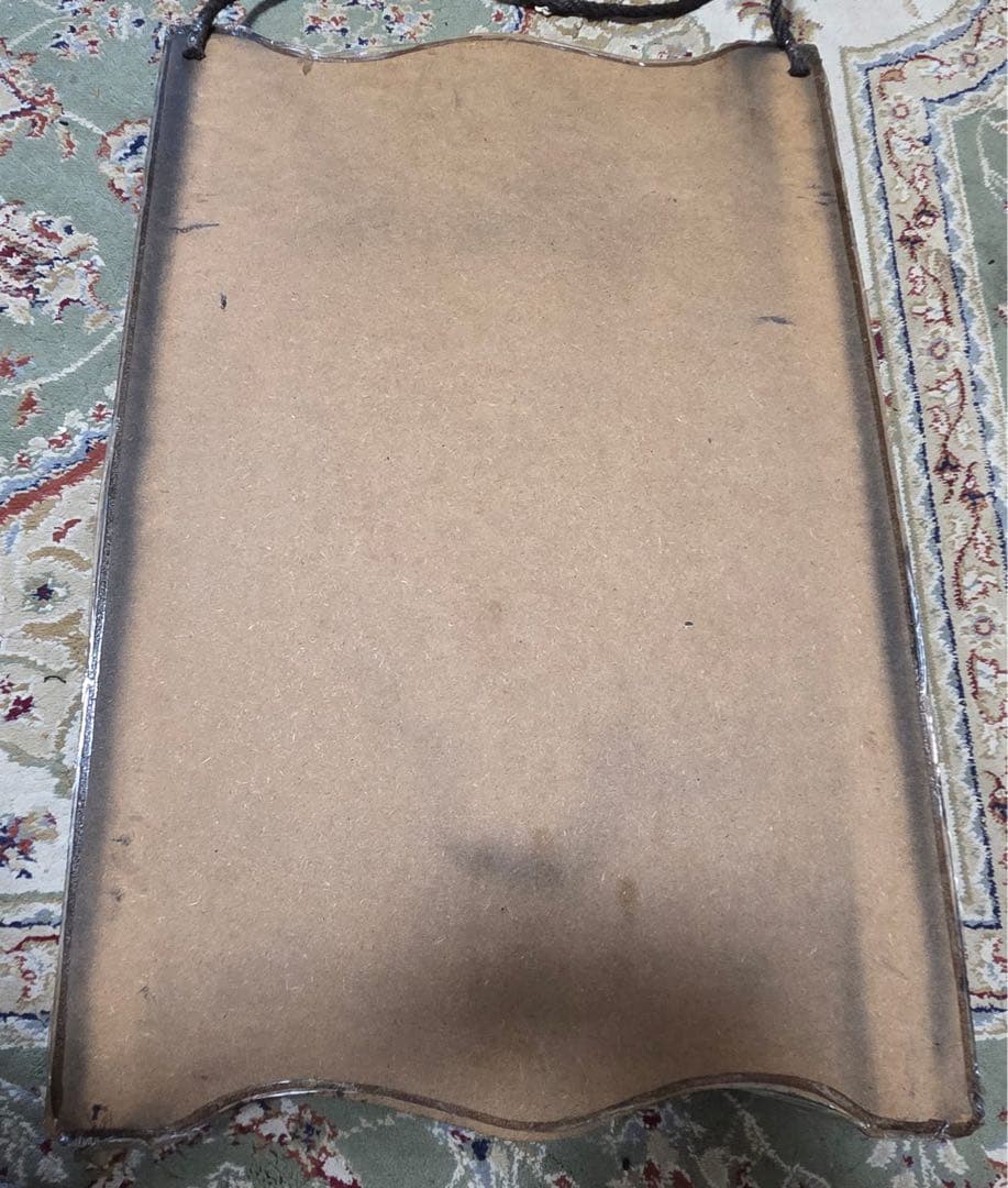 アラビア書道 壁掛け装飾 オブジェ 高級イスラム美術風 アンティーク品