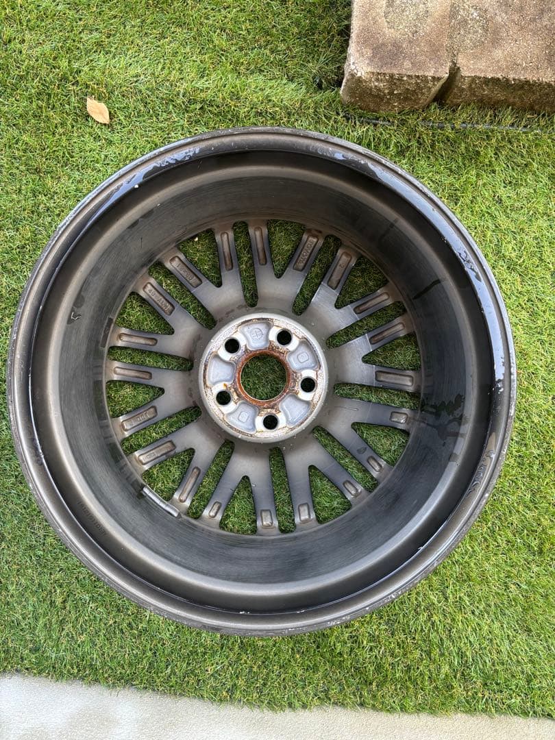 210クラウンアスリート 純正18インチ ブラックスパッタリング