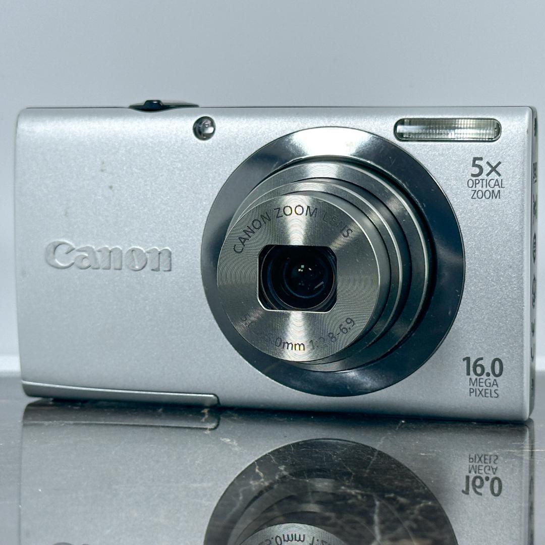 美品】Canon PowerShot A2300 シルバー◯