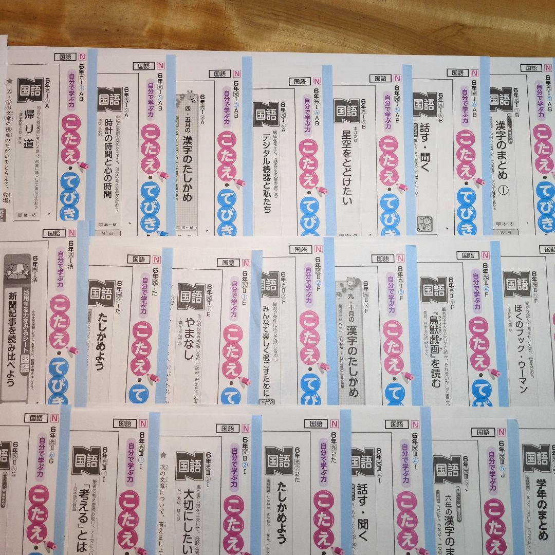 ぶんけい カラーテスト 小6 国語 光村図書 6年生 Nぶんけい - メルカリ