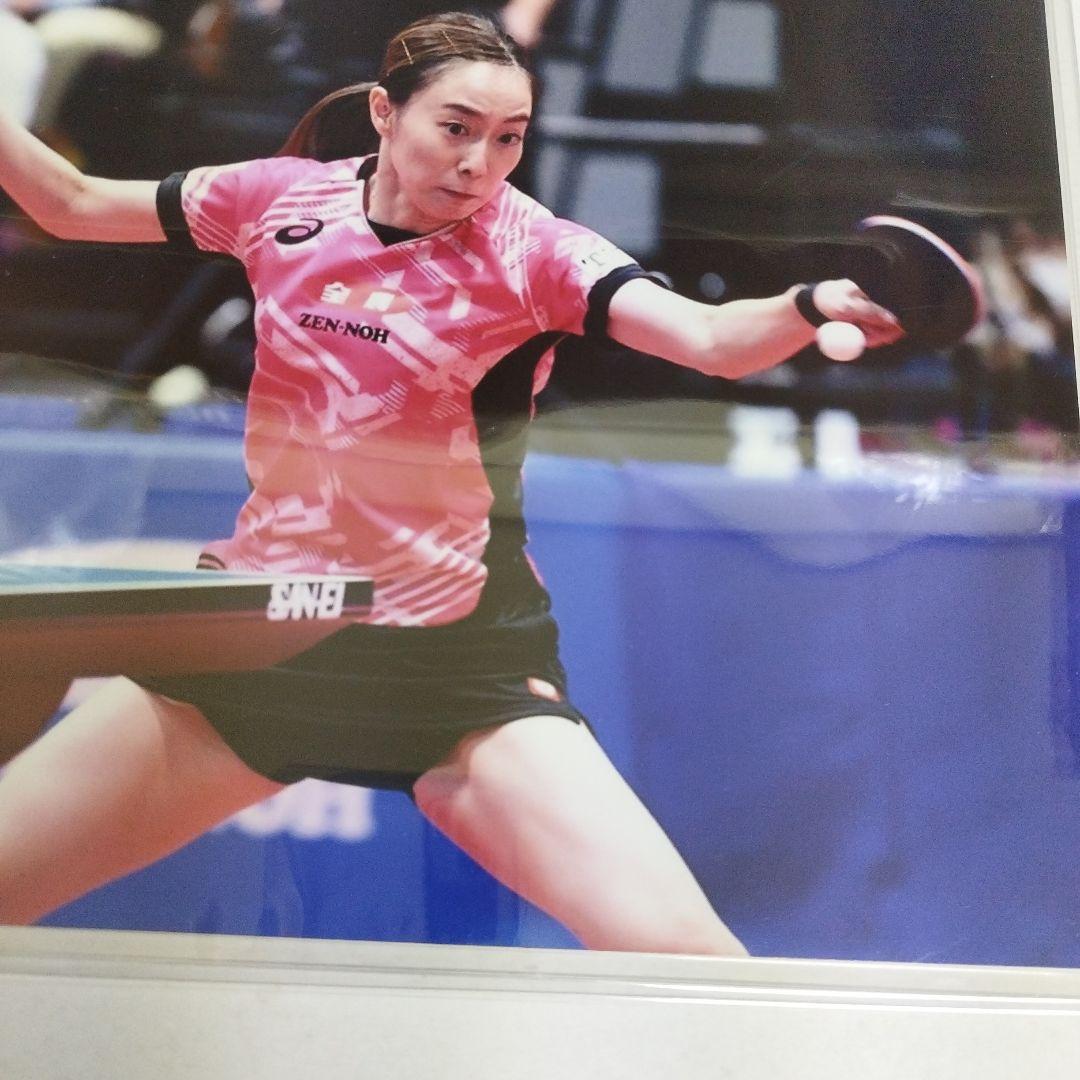 女子卓球 オリンピックメダリスト 石川佳純 直筆サイン入りフォト 証明