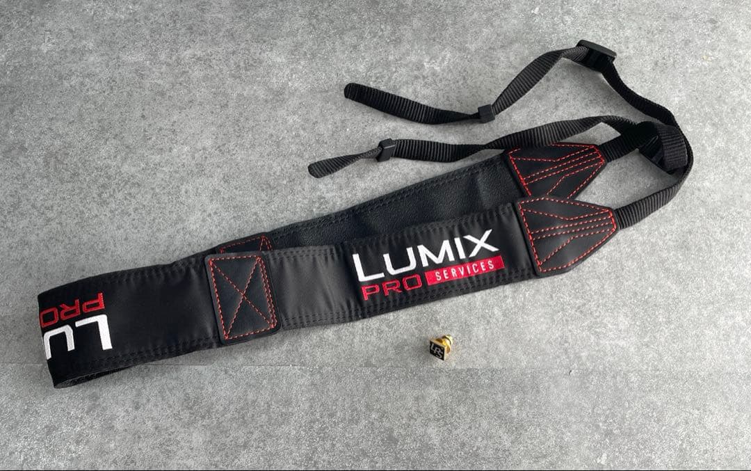 未使用品　Panasonic Lumix Proサービス ストラップとピンバッジ Panasonic Lumix Proサービス ストラップ - メルカリ