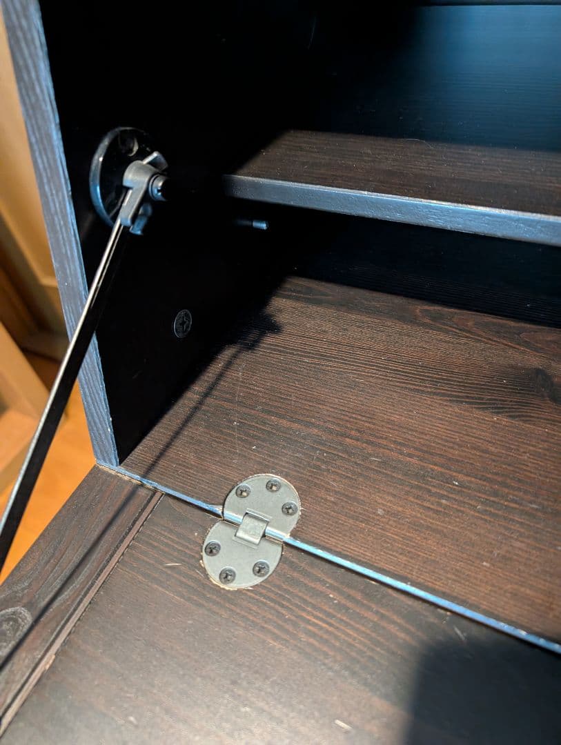 《送料込》IKEA ヘムネス ライティングビューロー ライティングデスク 机収納