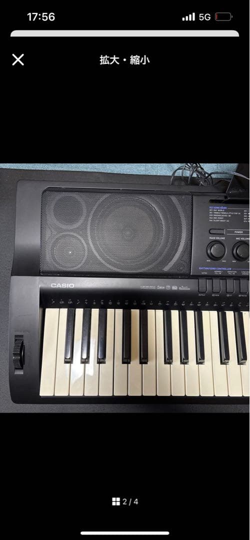 CASIO キーボード WK-500 - メルカリ