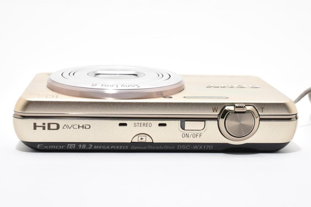 ソニー SONY Cyber-shot DSC-WX170 ゴールド ＃A319 - メルカリ
