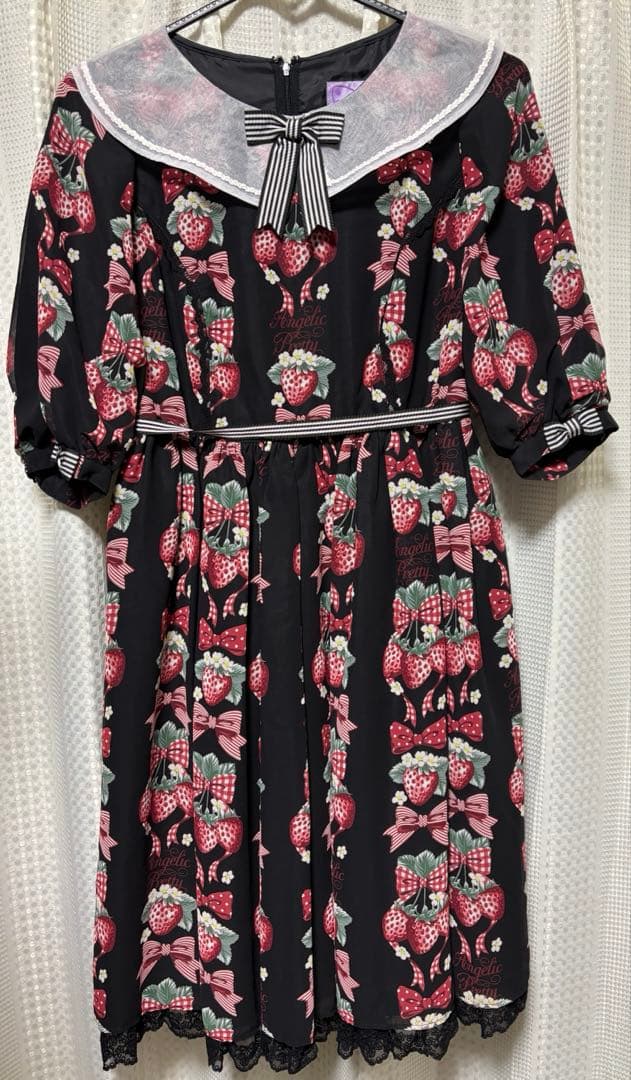 2/3終了⭐︎アンジェリックプリティ ワンピース&カチューシャ(黒)新品