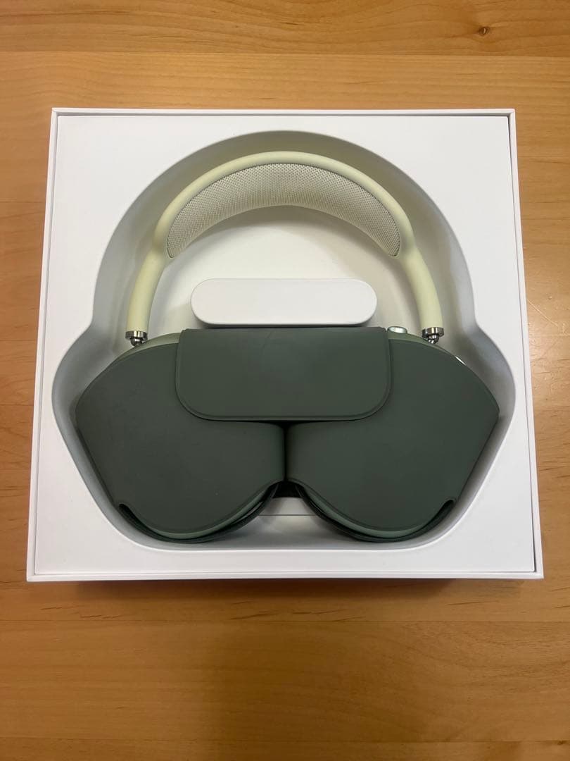 美品】AirPods Max グリーン 動作確認のみ 使用1回 箱付 - メルカリ