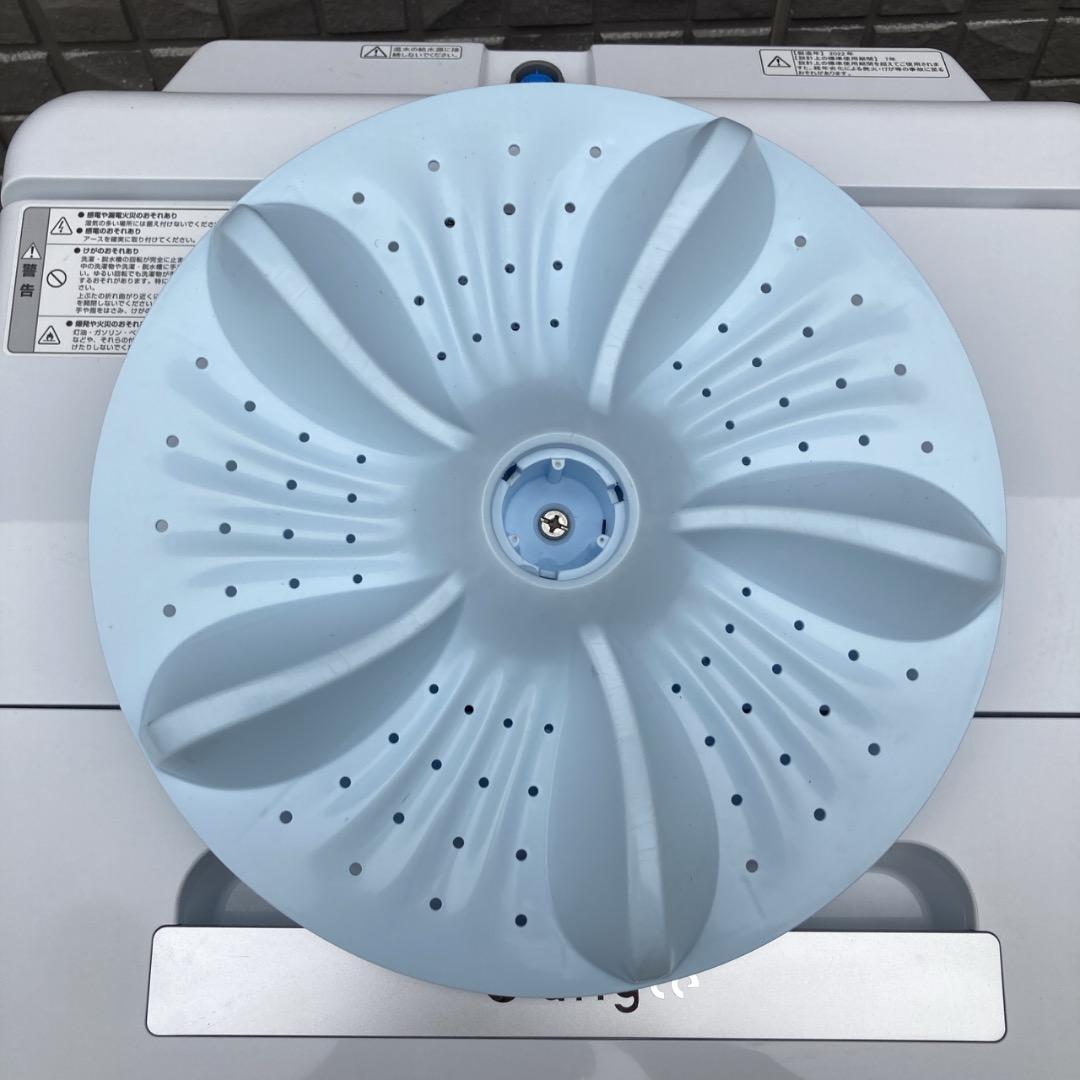 【お値下げOK】2022年製 e angle 洗濯機 7.0k 背面凹み 綺麗