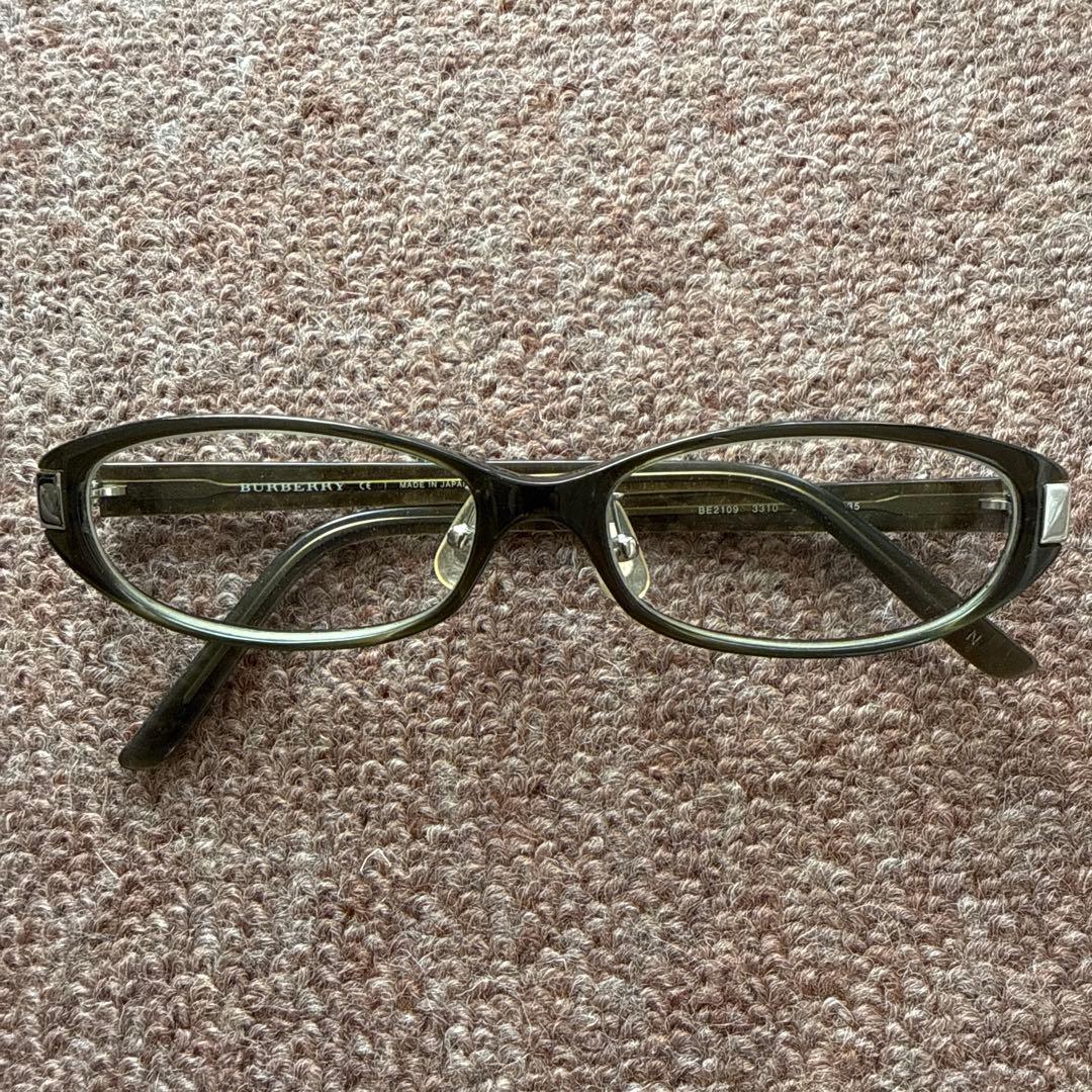 BURBERRY メガネ　グリーン Burberry BE4349 Eldon L (51 - 22) with Green lenses and Green