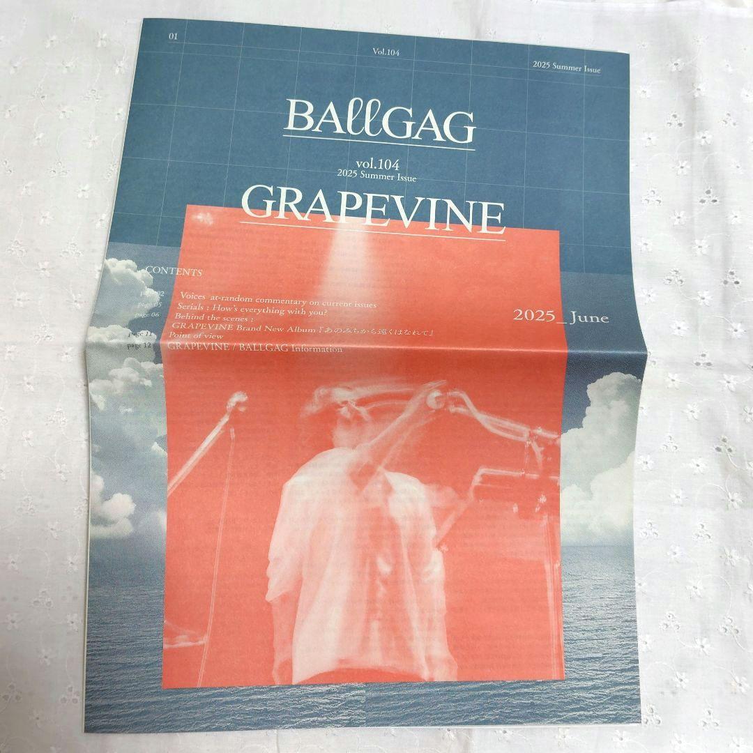 GRAPEVINE ファンクラブBALLGAG 2025年会報 4冊セット - メルカリ
