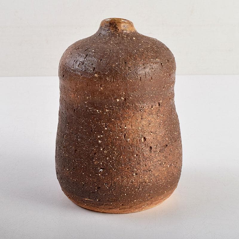 備前焼 金重道明造 伊部 擂茶花入 共箱 C 8913 - メルカリ